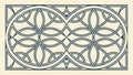 Ornate Circular Celtic Knotwork Pattern Border, vector design Generative AI Royalty Free Stock Photo