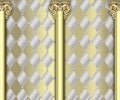 Ornate column background Royalty Free Stock Photo