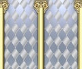 Ornate column background Royalty Free Stock Photo