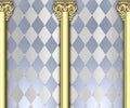 Ornate column background Royalty Free Stock Photo