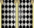 Ornate column background Royalty Free Stock Photo