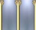 Ornate column background Royalty Free Stock Photo