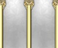 Ornate column background Royalty Free Stock Photo