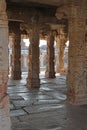 Ornate Columns, Krishna or Balakrishna Temple, Hampi near Hospete, Karnataka, India