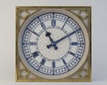 Antique Iron and Glass Tower Clock