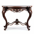 Ornate Console Table With Intricate Carvings - High Quality Photo Royalty Free Stock Photo