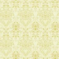 Ornate damask vintage wallpaper. Vector seamless pattern. Royalty Free Stock Photo