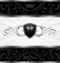 Ornate dark decorative frame