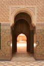 Ornate decorated arch and doorway