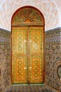 Ornate decorated arch and doorway