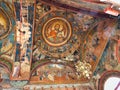 Ornate Dome Interior, Romanian Patriarchal Cathedral, Bucharest Royalty Free Stock Photo