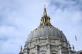 Ornate dome of San Francisco City Hall. California, USA.