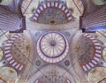 Detail of ornate dome of the Sultan Ahmed or Blue Mosque in Istanbul, Turkey