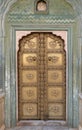 Ornate door at the Chandra Mahal, Jaipur City Palace