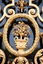 Ornate door detail Royalty Free Stock Photo