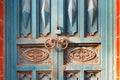 Ornate doors are very common in the ancient city of Kashgar, China