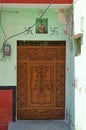 Ornate Doorway at Historic Haveli, Nawalgarh, Rajasthan, India