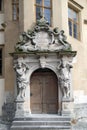 An ornate doorway in Rothenburg ob der Tauber, Germany Royalty Free Stock Photo