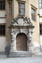 An ornate doorway in Rothenburg ob der Tauber, Germany Royalty Free Stock Photo