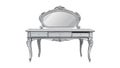 Ornate Dressing Table with Rectangle Mirror, vector design Generative AI Royalty Free Stock Photo