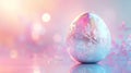 Ornate Easter Egg With Delicate Floral Design Royalty Free Stock Photo
