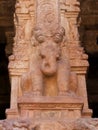 Ornate Elephant statue, Darasuram temple, Tamil Nadu, southern India