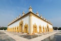 Ornate exterior of the Atumashi Monastery in Mandalay