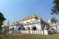 Ornate exterior of the Atumashi Monastery in Mandalay