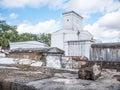 Ornate family mausoleums in St. Louis Cemetery  1 in New Orleans, Louisiana, United States Royalty Free Stock Photo