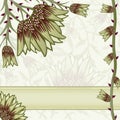 Ornate floral background