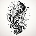 Ornate Floral Design: Flowing Silhouettes And Tattoo-inspired Art