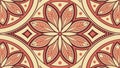 Ornate Floral Geometric Pattern Vector, vector design Generative AI Royalty Free Stock Photo