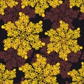 ornate floral seamless texture, Royalty Free Stock Photo