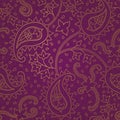 Ornate floral seamless texture. Royalty Free Stock Photo