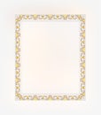 Ornate frame background for post card Royalty Free Stock Photo
