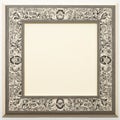 Ornate Frame Design: Graffiti Art Inspired By William Morris Royalty Free Stock Photo