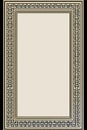 an ornate frame with a greek border vector Royalty Free Stock Photo