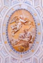 Ornate fresco of an angel at the Vatican Museums