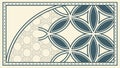 Ornate Geometric Pattern Corner Design Element Vector, Generative AI Royalty Free Stock Photo