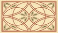 Ornate Geometric Pattern Tile for Traditional Decor, vector design Generative AI Royalty Free Stock Photo