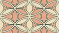 Ornate Geometric Tile Pattern: Classic Decorative Motif, vector design Generative AI Royalty Free Stock Photo