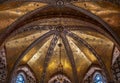 Ornate gilded restored interior of Fitzrovia Chapel at Pearson Square in London W1, UK. Royalty Free Stock Photo