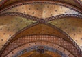 Ornate gilded restored interior of Fitzrovia Chapel at Pearson Square in London W1, UK. Royalty Free Stock Photo