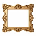 Ornate Gold Frame: Realist Lifelike Accuracy, 32k Uhd, Meticulous Design