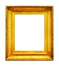 Ornate gold photo frame