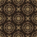 Ornate Golden Pattern Design Royalty Free Stock Photo