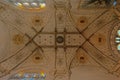 Ceiling of the chapel of the Castle of chantilly, france