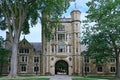 Ornate gothic style architecture at the University of Michigan