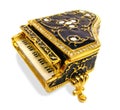 Ornate grand piano keys