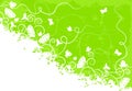 Ornate green background